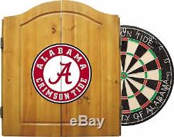 Brand New Imperial NCAA Dart Cabinet Set withSteel Tip Bristle Dartboard