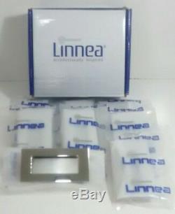 Brand New Set Of 8 Linnea Flush Recessed Pulls Stainless Steel 4 Draws & Cabinet