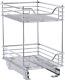 C21217-1 Glidez 2-tier Sliding Organizer Pull Out Cabinet Shelf 11.5 Inches