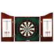 Centerpoint Solid Wood Sisal Dartboard & Cabinet With Darts Steel Bristle Set