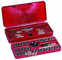 Century Drill 98912 Metric Tap and Die Set, 40-Piece