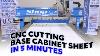 Cnc Cutting Base Cabinet In 5 Minutes Shopsabre Cnc