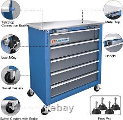 Combination 12-Drawer Tool Chest with Stainless Steel Countertop, 7 Drawer Tool C