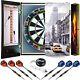 Competition Size Kenyan Sisal Dartboard Set For Home With 6 Steel Darts (ny Cab)