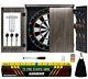 Dart Board And Cabinet Set With Official 18 Inch Dartboard, Darts Holder Wall