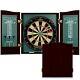 Derbyshire Official Size Dart Board Cabinet Set- Easy-assembly & Complete Wit