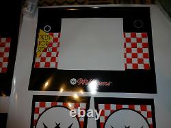 Diner pinball brand new cabinet 5 pieces decal set