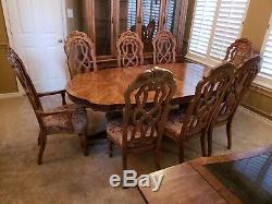 Dining room set with bar and china cabinet