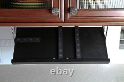 Drop Block Under Cabinet Knife Storage Rack Large, Black