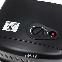 Dyna-Glo Portable Heater 3-Heat Settings Automatic Shut-Off Dial Control Black