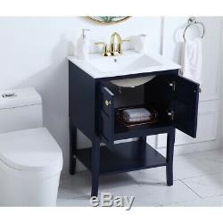 Elegant Lighting VF2100BL Mason Blue Vanity Sink Set