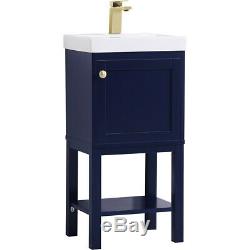 Elegant Lighting VF2518BL Mason Blue Vanity Sink Set