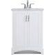 Elegant Lighting Vf90624wh Hampson White Vanity Sink Set