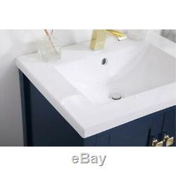 Elegant Lighting VF-2001BL Aqua Blue Vanity Sink Set