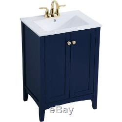 Elegant Lighting VF-2003BL Mod Blue Vanity Sink Set