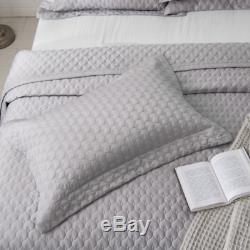 FAMVOTAR Prewashed 3-Piece Quilted Quilt Coverlet Bed Cover Set Stitched Patte