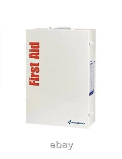 First Aid Only 4 Shelf ANSI First Aid Steel Cabinet with Medication, 90576, New