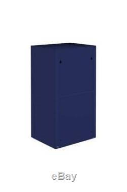 Floating Cabinet in Blue Finish -Set of 2 ID 3820321