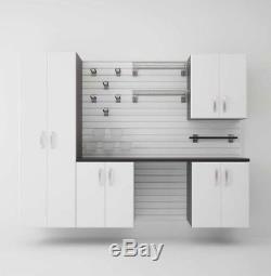Flow Wall 5-piece Garage Cabinet Set Wall Mount Storage, NEW SHIP FROM FACTORY