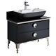 Fresca Fcb7712-v Moselle 35-1/5 Free Standing Vanity Set With Steel Cabinet