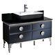 Fresca Fcb7714-v Moselle 47-1/4 Free Standing Vanity Set With Steel Cabinet