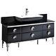 Fresca Fcb7716-v Moselle 59-1/25 Free Standing Vanity Set With Steel Cabinet, G