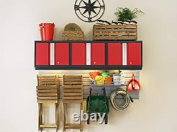Garage Cabinets Red 7 Piece Set