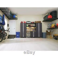 Garage Storage Cabinet Set 78 in. X 75.25 in. X 18 in. Steel Gray (6-Piece)