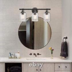 Globe Electric Camden 5-Piece All-In-One Bronze Bathroom Vanity Light Set