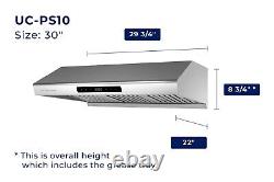 Hauslane Chef Series 30 UC-PS10 Under Cabinet Range Hood Stainless Steel