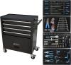 Heavy Duty 4 Drawers Tool Box Storage Cabinet Tool Chest With Mechanics Tool Set