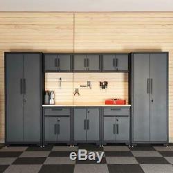 Heavy Duty Steel Cabinet Set Garage Workshop Mudroom Storage Large Furniture