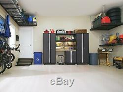 Heavy Duty Steel Garage Tools Storage Cabinet Drawers Shelves Worktop Gray 7 Set