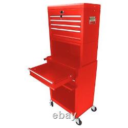 High Capacity Rolling Tool Chest with Wheels and Drawers, 6-Drawer Tool Storage