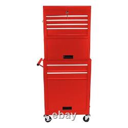 High Capacity Rolling Tool Chest with Wheels and Drawers, 6-Drawer Tool Storage