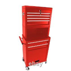 High Capacity Rolling Tool Chest with Wheels and Drawers, 6-Drawer Tool Storage