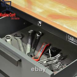 Hilka Professional Gauge Steel 4pc Modular Cabinet Set Draw Storage Garage Tool