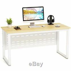 Home Office Morden Computer Desk Table File Cabinet Set with 2 Tier Shelves New