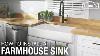 How To Install A Farmhouse Sink Diy Kitchen Remodel