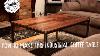 How To Make An Industrial Furniture Wood And Metal Coffee Table