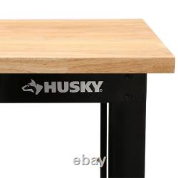 Husky 72 In. W X 42 In. H X 24 In D Steel Garage Cabinet Set In Black (3-Piece)