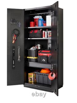 Husky Garage Cabinet Set 3-Piece Steel Storage System NEW DAMAGED BOX