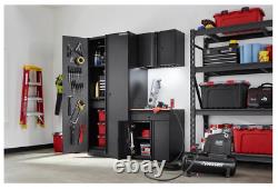 Husky Garage Cabinet Set 3-Piece Steel Storage System NEW DAMAGED BOX