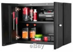 Husky Garage Cabinet Set 64 in. W x 81 in. H x 24 in. D Steel Black (3-Piece)