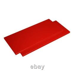 Husky Garage Cabinet Steel Shelf Set Freestanding 2-Pack Red (36 W x 15 D)
