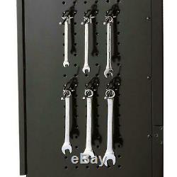 Husky Garage Cabinet Storage Set 78 in. X 75 in. X 19 in. Steel Black (4-Piece)