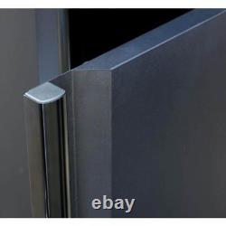 Husky Garage Storage System 4-Pcs Welded Steel Black (Locker/Base/Wall Cabinet)