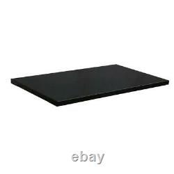 Husky Steel Shelf Set 36 W x 15 D Assemble Garage Cabinet Black (2-Packs)