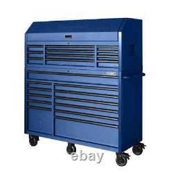 Husky Tool Chest Cabinet Set Heavy-Duty 56-Inch W 23-Drawer Combination