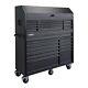 Husky Tool Storage Cabinet Set 23-drawer Chest Rolling Wheels Steel Black Matte